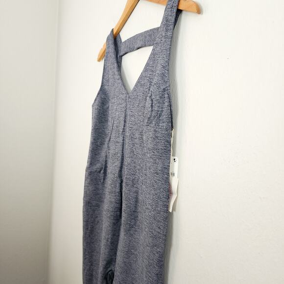 NEW Free People Hatch Maternity Never Better Onesie Jumpsuit Grey Large - Picture 6 of 10